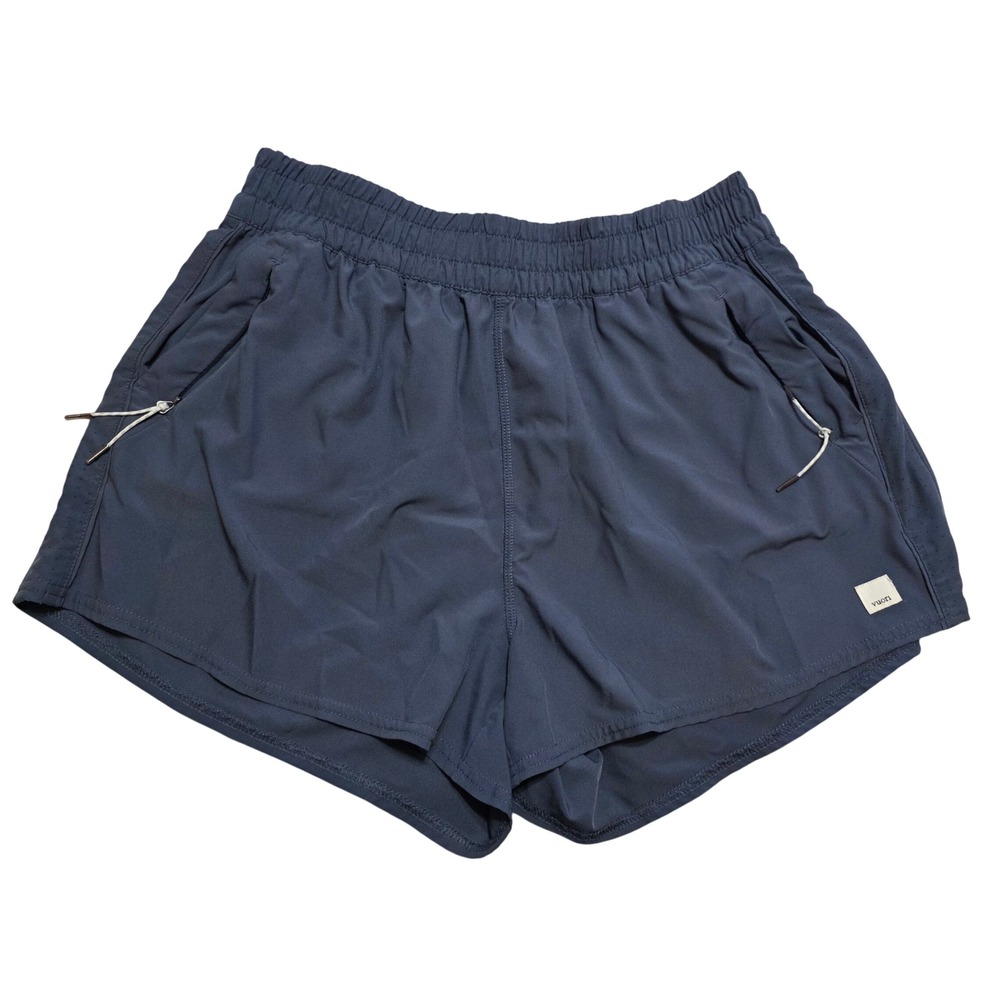 Vuori Women Large Shorts Gray Purple Clementine Performance Active Gym VW367